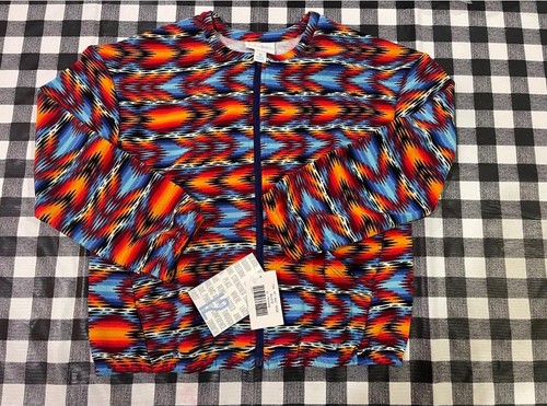 NWT Lularoe Girls Monroe Bomber Jacket Size 12 Aztec Southwest NWT - Picture 3 of 3