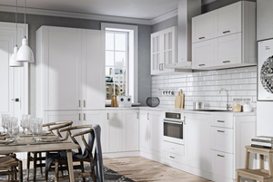 Kuche Kuchenzeile Landhaus Weiss Individuell Stellbar Ebay