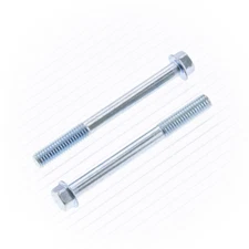 Bolt Motorcycle Hardware, Inc 8MM Hex Flange Bolt 6X60MM 10 Pack