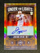 JONATHAN TAYLOR 2020 LEGACY UNDER LIGHTS ROOKIE AUTO JERSEY MATCH #28/100 1/1 RC