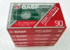 BASF Ferro Extra I 90-Minute Cassettes: 5-Pack