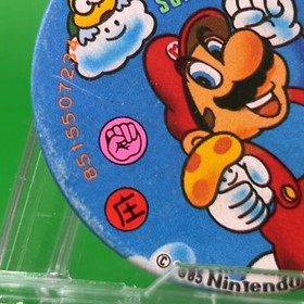 Mario Super Mushroom Menko Super Bros Famicom Card Nintendo 1985 NES Japanese