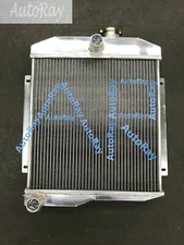 2Row Aluminum Radiator for Jeep CJ5 CJ6 DJ5 DJ6 2.2L petrol 1955-1971 Manual MT