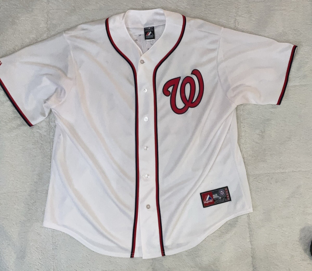 Majestic MLB Washington Nationals #34 Bryce Harper Stitched