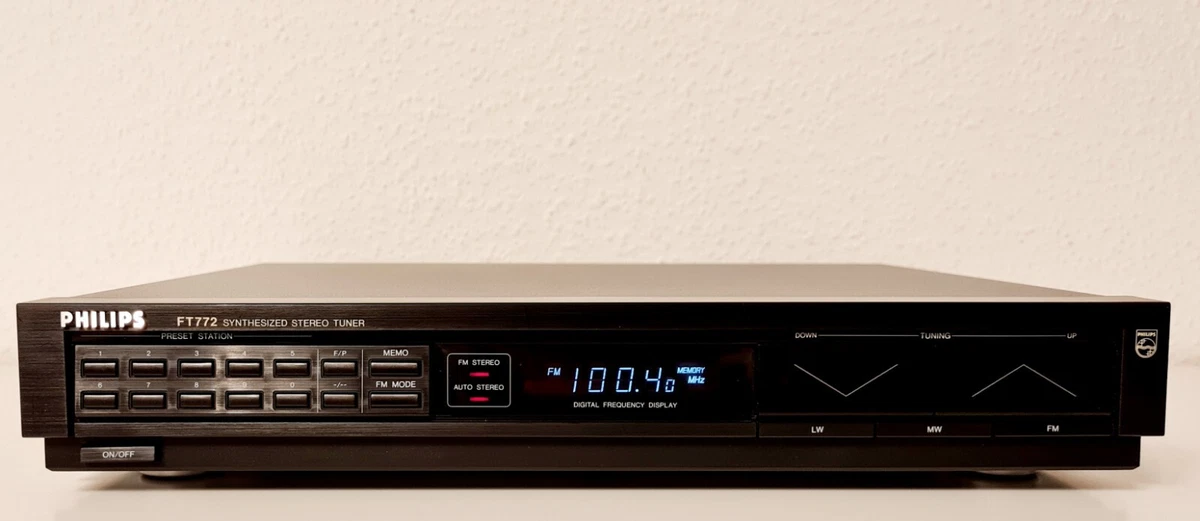 Sintonizador estéreo sintetizador PHILIPS FT 772. MIDI.