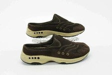 Easy Spirit Women Shoe TravelTime Size 6.5M Brown Athletic Clog Mule PreOwned qp