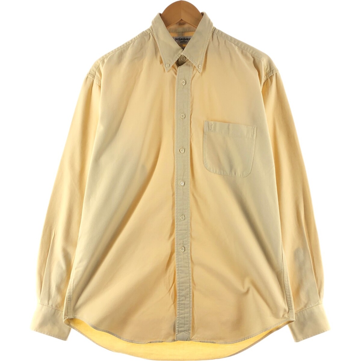 Yves Saint Laurent POUR HOMME Camicia Uomo Manica Lunga con Bottoni Taglia M e...