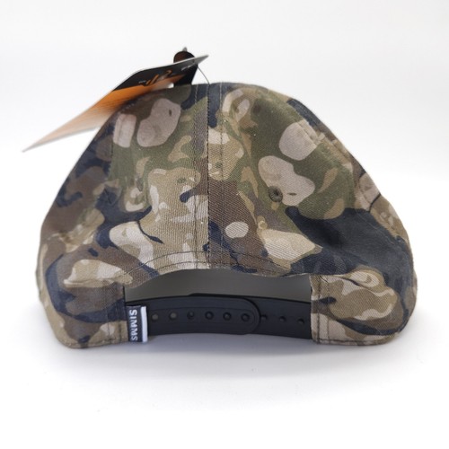 Simms Fishing CBP Single Haul Snapback Hat Veil Risparian Camo Ball Cap Hunting - Picture 5 of 8