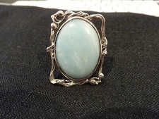 554--LARGE VINTAGE STERLING SILVER RING--925--SIZE-7--DONT MISS--