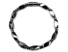 100 Magnetic Hematite Bracelet Anklet 1-2-3 row QUICK SHIP AAA