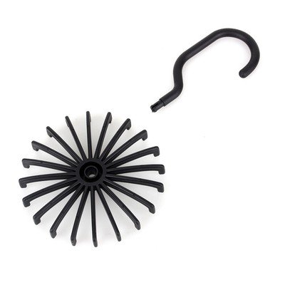 Adjustable Rotating Tie Rack Hanger 20 Hooks Neck Belt Scarf Holder BX
