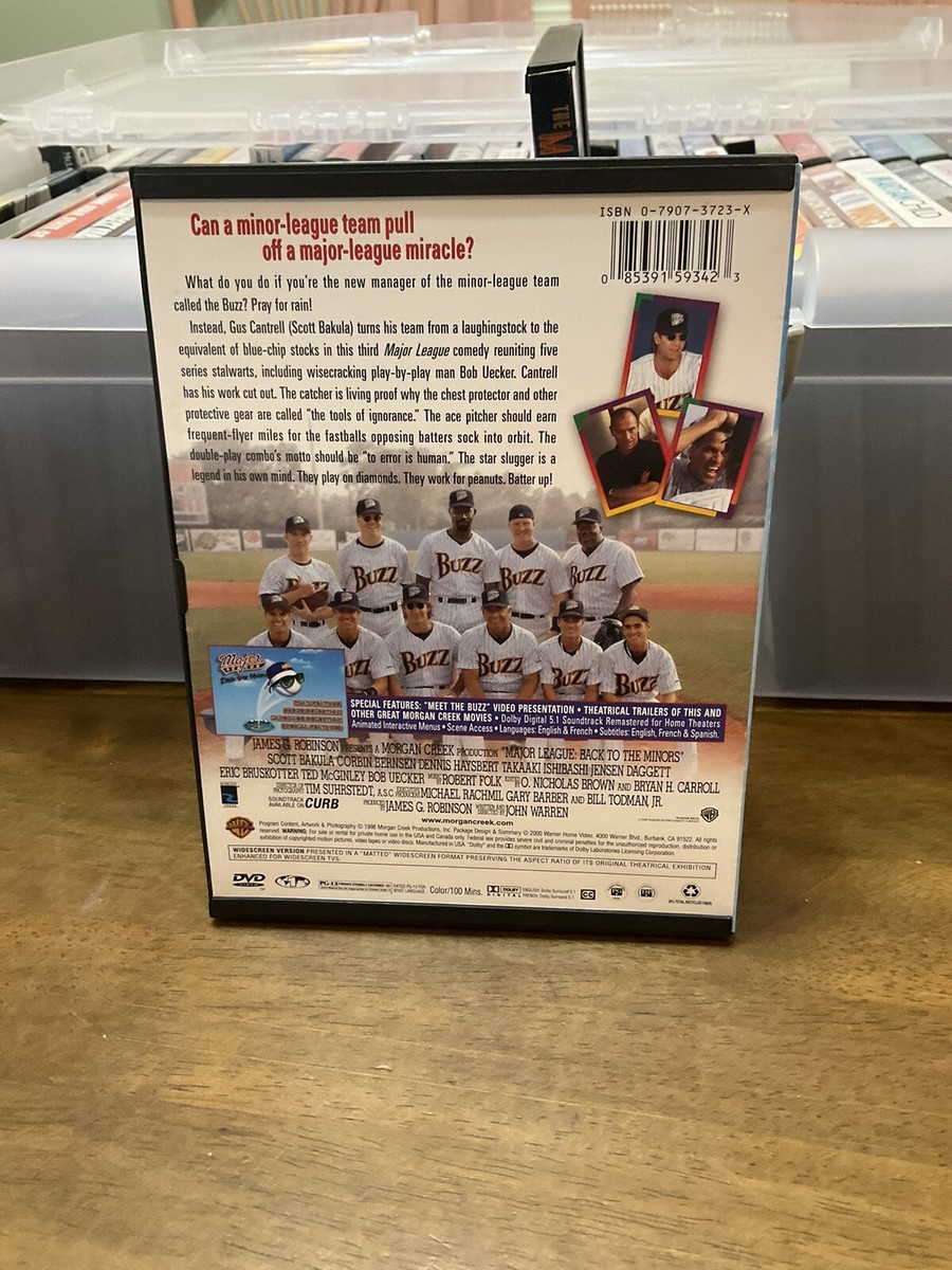 Major League: Back to the Minors 1998 DVD Scott Bakula, Corbin
