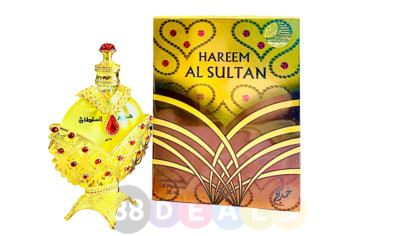 Authentic Hareem Al Sultan Gold 35ml Perfume Oil By Al Khadlaj Perfumes-FREESHIP