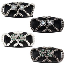 4Pcs Magic Hair Combs Stretch Beaded Hair Combs Stretchy Double Hair Side Com...