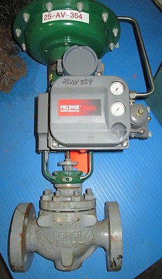 FISHER VALVE  SURPLUS REBUILT 1 1/2 '' TYPE 657 SIZE 30 PSI 140 RANGE 0-33 (64)