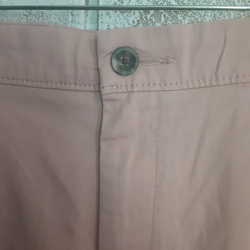 Pantaloncini corti Goodfellow nuovi con etichetta Linden Flat Front taglia 38 rosa corallo - Foto 3 di 7