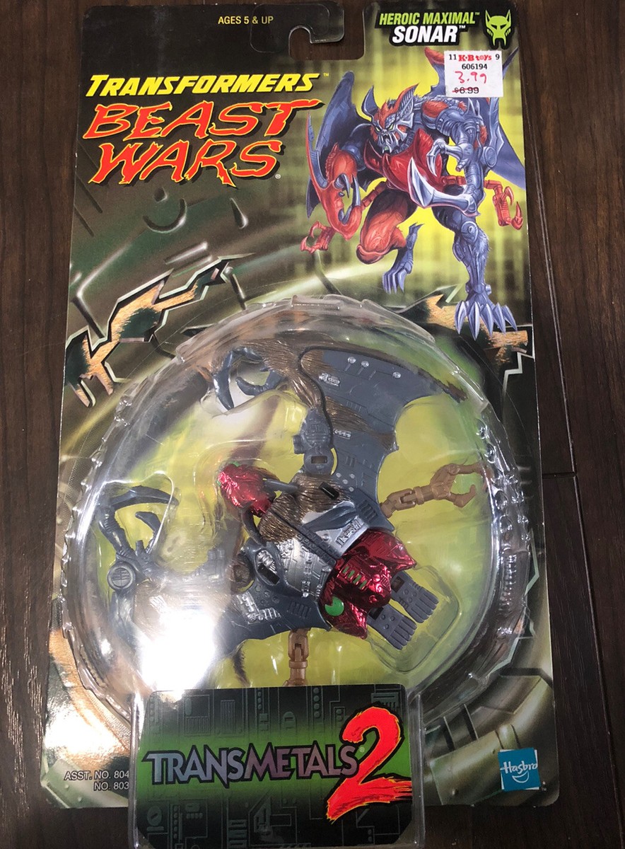 Transformers BeastWars ls2 Sonar 輸入版 Transformers Beast Wars Sonar Bat Maximal Transmetals 2 II