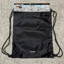 Yak Pak Gym Sack Drawstring Backpack Unisex Zipper Pockets New School Bag