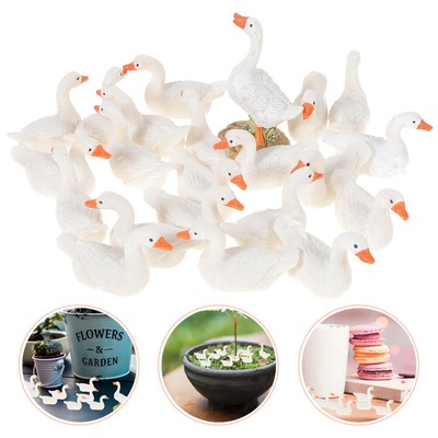 26 Pcs Ente Garten Statue Micro Landschaft Figurine Kleine Ente Ornament