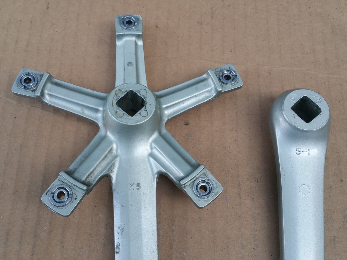 Vintage 90s Shimano 105 Double Road Bike Crankset 172.5mm