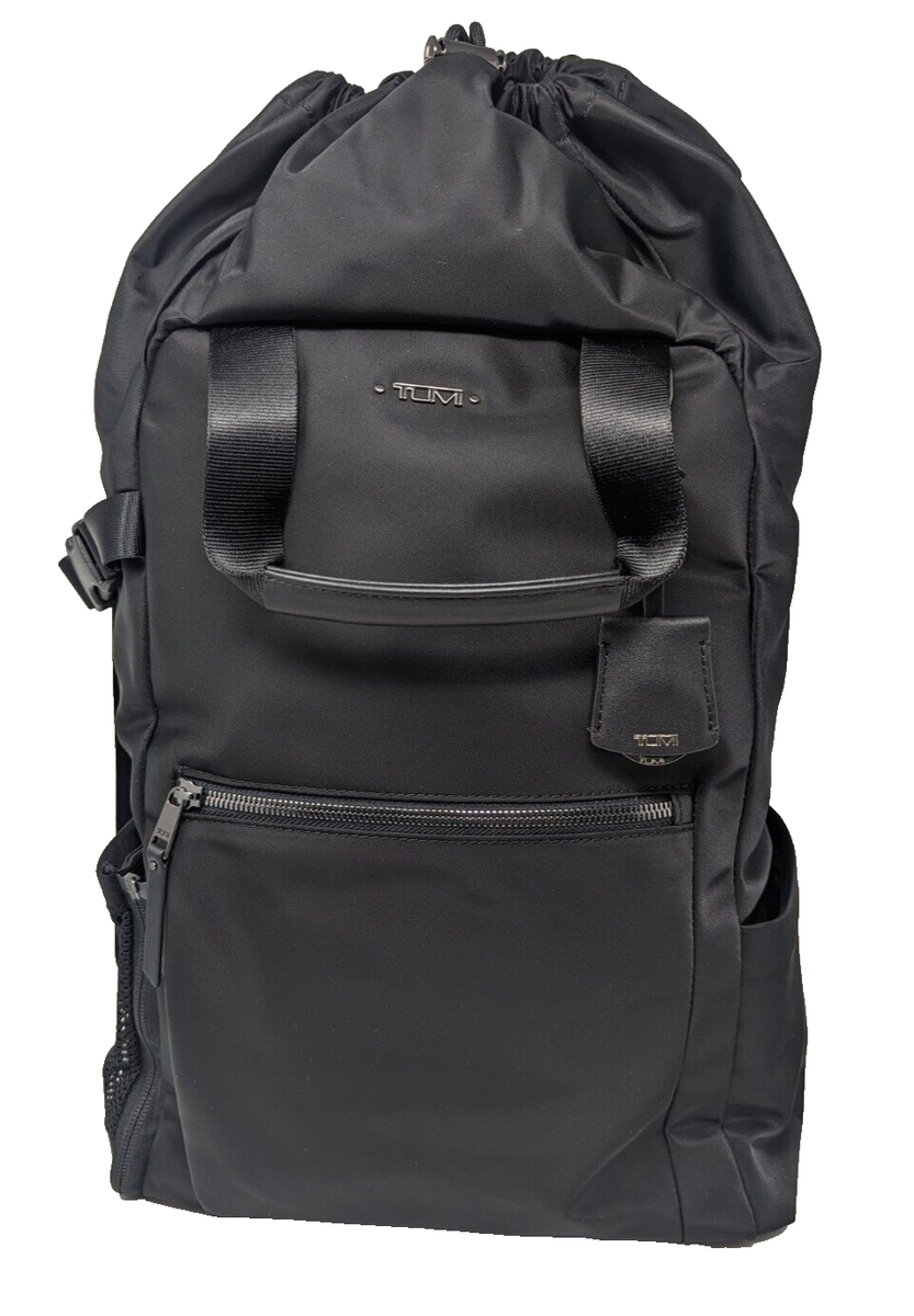 TUMI Voyageur Fern Drawstring Backpack Green Nylon Packable  display picture 3