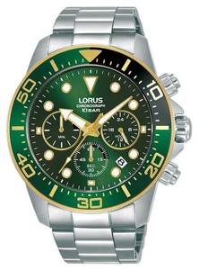 lorus green watch