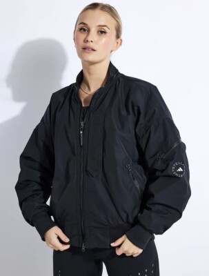 SZ LARGE - ADIDAS BY STELLA MCCARTNEY WOMEN'S WOVEN BOMBER JACKET
