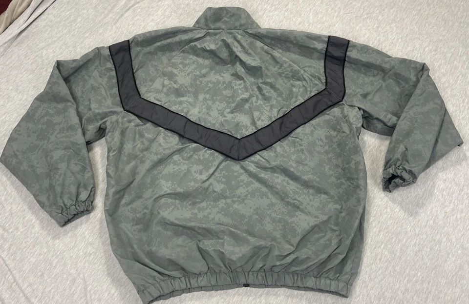Армейская куртка IPFU мужская X большая длинная серая цифровая камуфляжная ветровка - Изображение 2 из 4