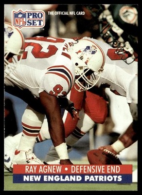 1991 Pro Set Ray Agnew New England Patriots #577