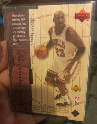 #'d /2300 Michael Jordan 1998-99 Upper Deck Holding Court #J7 Bobby Jackson