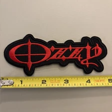 Ozzy  - Embroidered Iron on patch - Punk/Rock/Metal Band / Osbourne