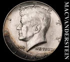 1964 Silver Kennedy Half Dollar - Choice Gem Brilliant Unc  Toned  #L2638