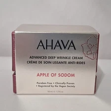 AHAVA - Apple of Sodom Advanced Deep Wrinkle Cream 1.7 oz. NWB! Sealed!