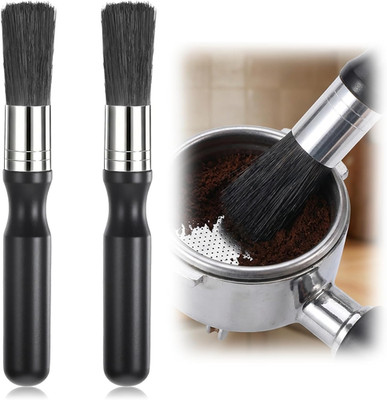 2 Stück Barista Pinsel, Reinigungspinsel Für Espressomaschine & Kaffeemühlen Eff