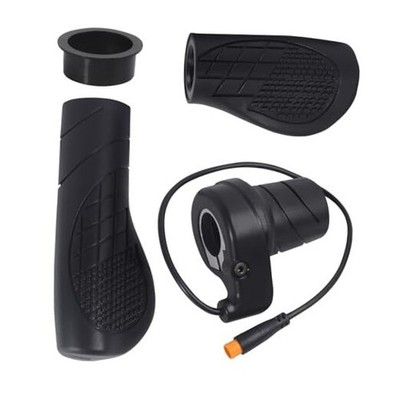 FT76X Ebike Half Twist Throttle, Half-Twist Handle with Waterproof Plug, Ebike