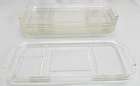 Set of 6 Vintage Anchor Hocking Glass Snack & Appetizer Trays – Frosted Glass