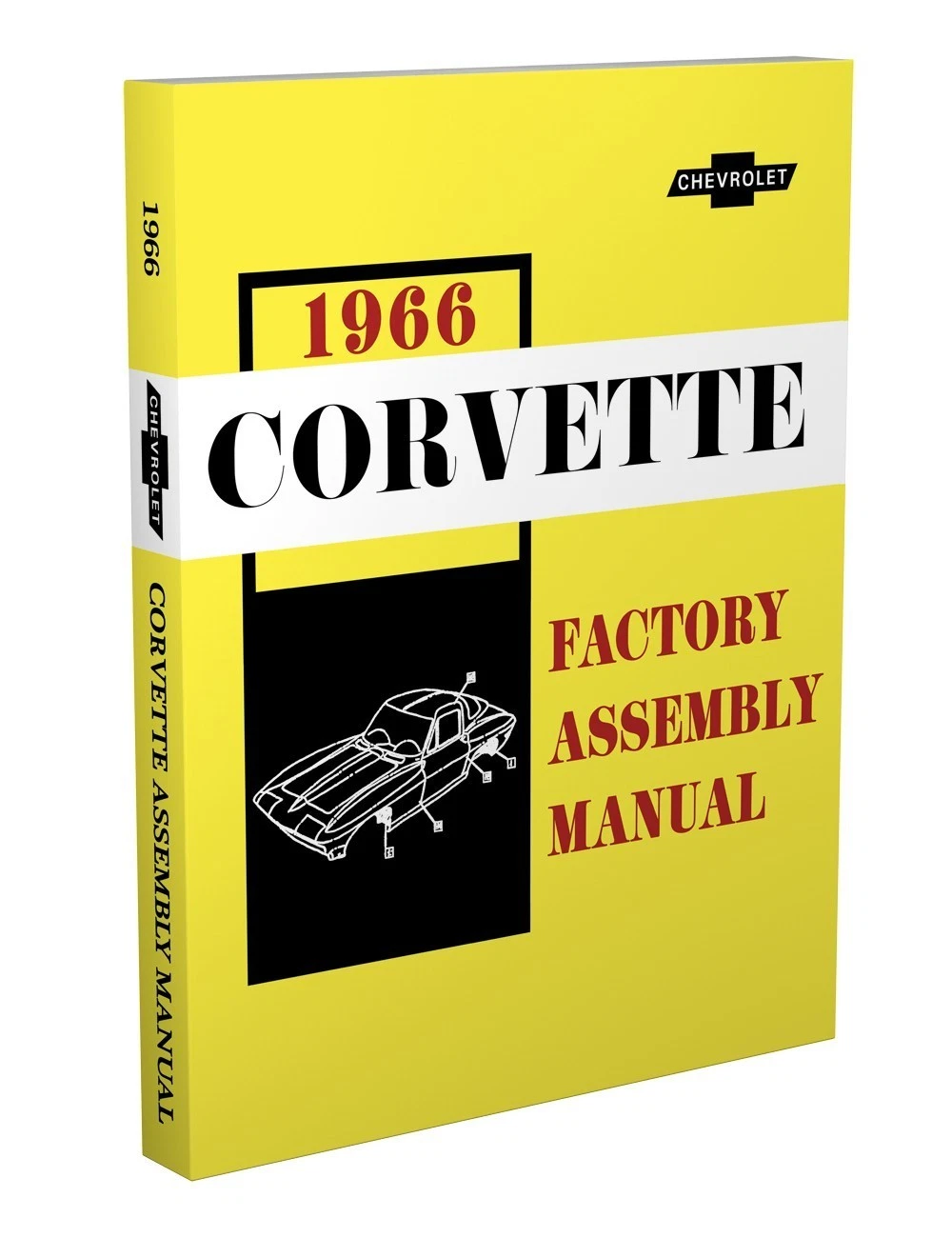 1966 Corvette Factory Assembly Manual Bound Instruction Book Chevrolet Chevy