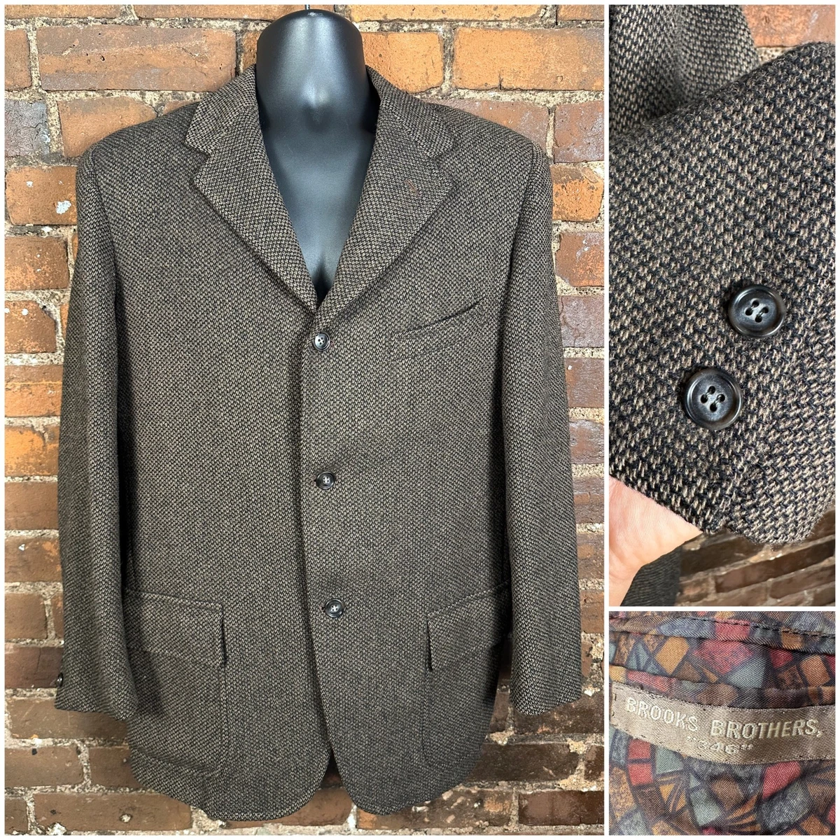 25+ Brown 1960s Vintage Suit Jackets & Blazers for Men for sale