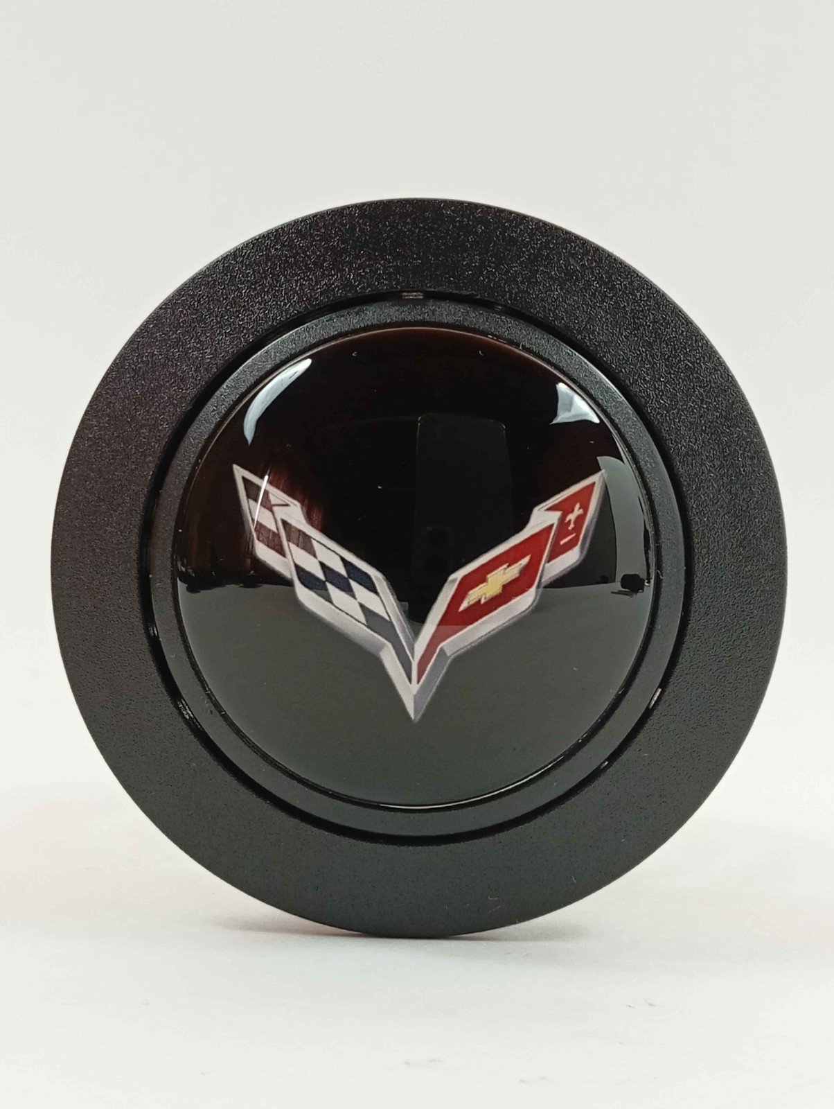 Klaxon Corvette Haut de Gamme pour Volant Sport Momo et Sparco en Carbone