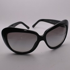 Used Vogue 2607 Oversized Black Cateye Sunglasses