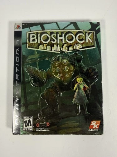 Bioshock PS3 (Sony Playstation 3, 2008) w/Manual Slipcover