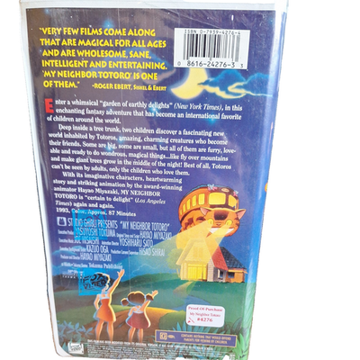My Neighbor Totoro (VHS, 1994) for sale online | eBay