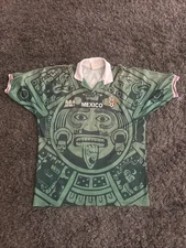 Mexico Seleccion Mexicana jersey 1997 100% authentic aba sport size XLarge T