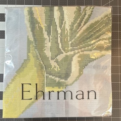 Ehrman Tapestry Kaffe Fassett Leek Blue Needlepoint Kit