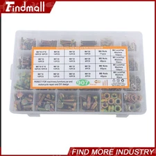 907pcs Grade 8.8 Metric Bolt Assortment, M4 M5 M6 Heavy Duty Bolts and Nuts Kit