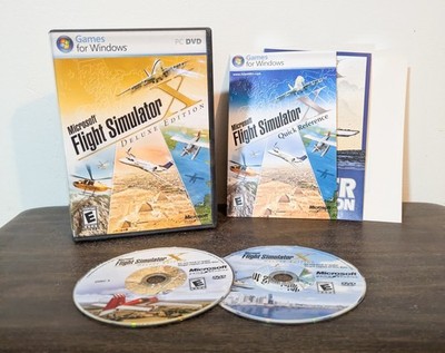 Microsoft Flight Simulator X Deluxe Edition PC DVD Windows Complete w/ Key Slip