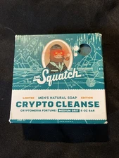 Dr. Squatch Crypto Cleanse Medium Grit Men's Natural Soap - 5oz