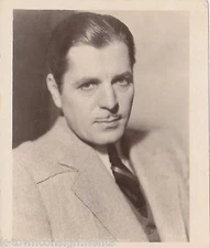 Warner Baxter Cisco Kid TV Movie Actor Vintage MGM Studio Headshot Photo