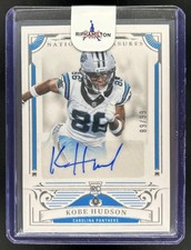 2025 Panini National Treasures Kobe Hudson RC Auto #/99 Panthers Rookie