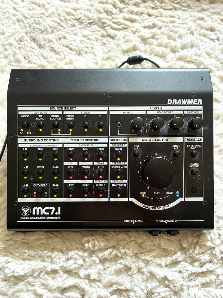 Drawmer MC7.1 Surround Monitor Controller "Neuwertig"